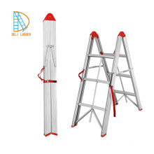 2 * 3 Schritt Aluminium Doppel gerade Leiter, Beweglichkeitsleiter, zusammenlegbare Treppe